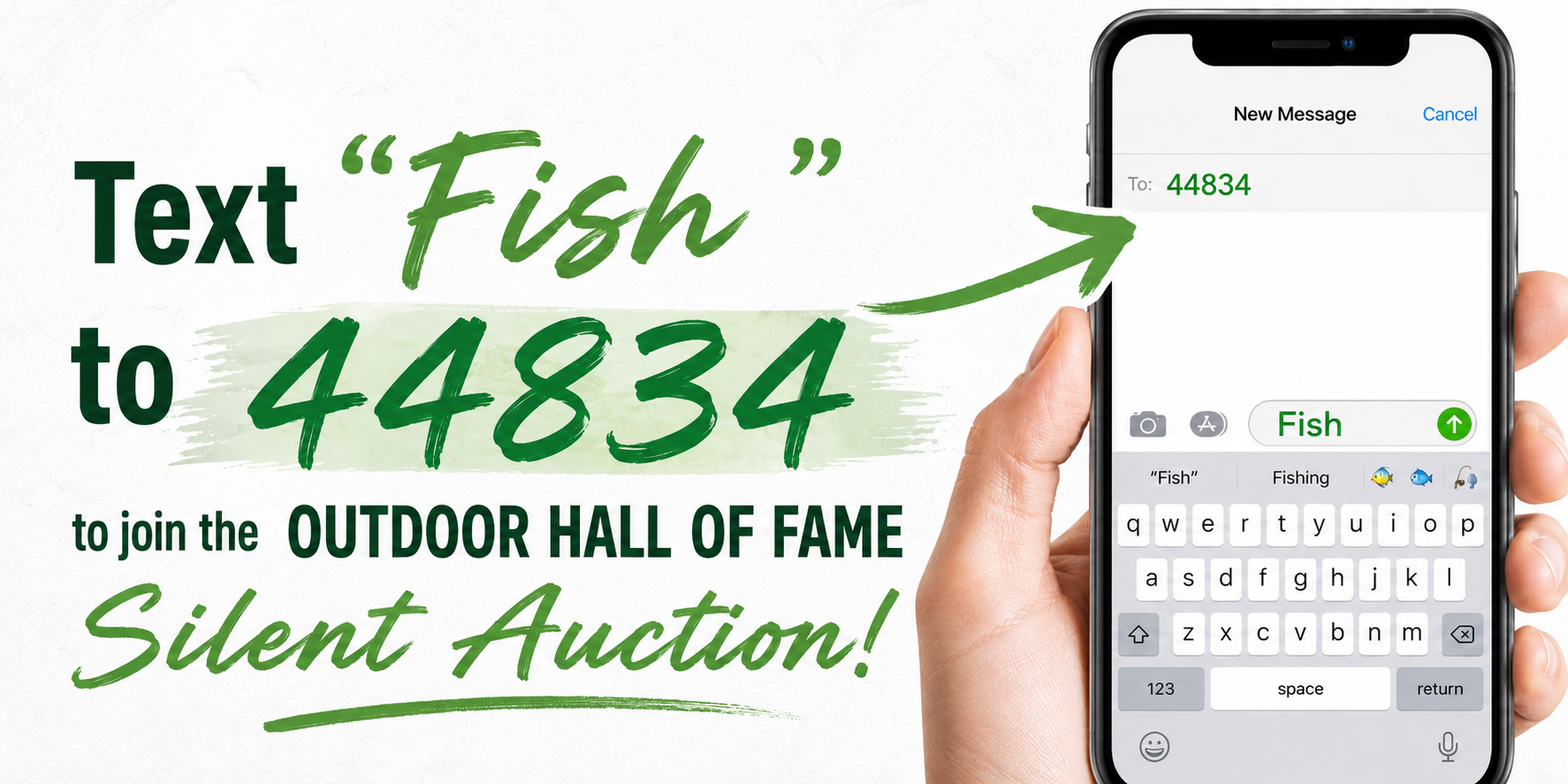 TEXT Fish to 44834